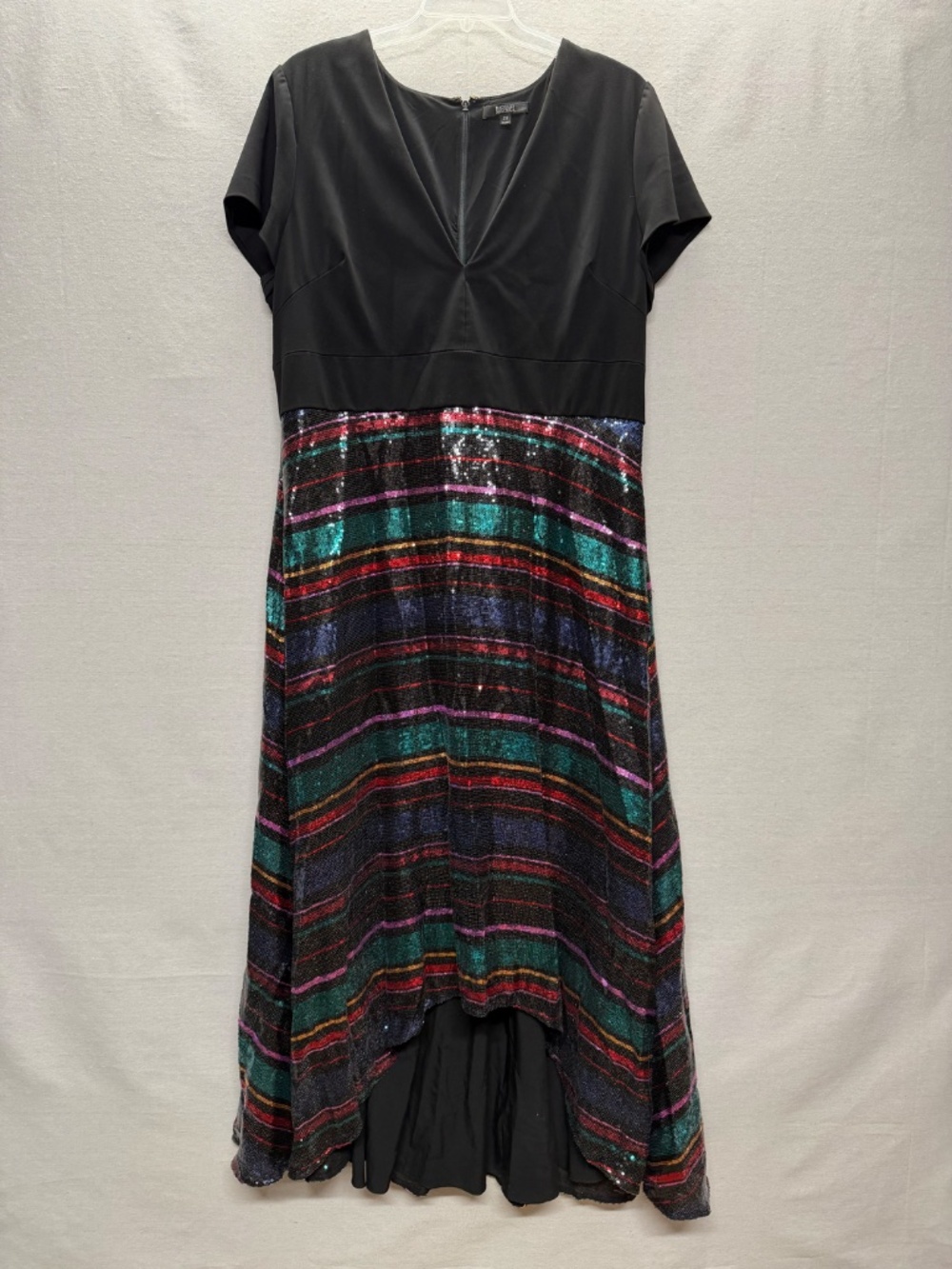 RTR Badgley Mischka Sequin Skirt Gown - size 20 - Picture 3 of 8